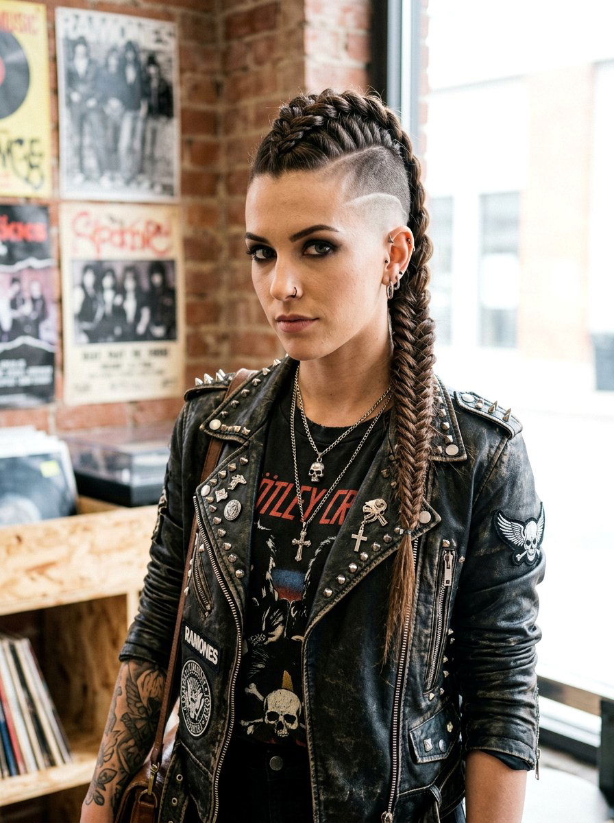 Mohawk Undercut Braid For Women - 20 undercut braid hairstyle women - 20 undercut braid hairstyle women