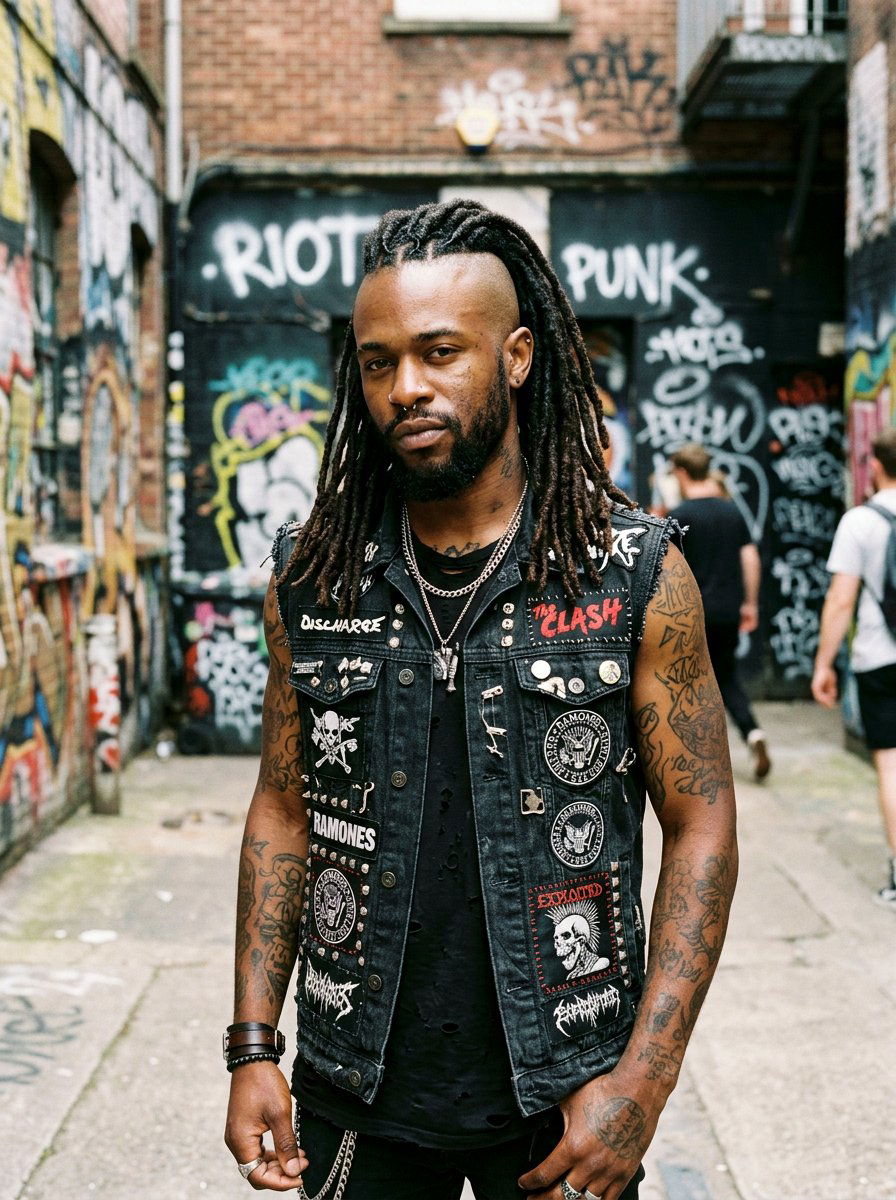 Mohwak Dreads - 20 shoulder length dreads for men - 20 shoulder length dreads for men