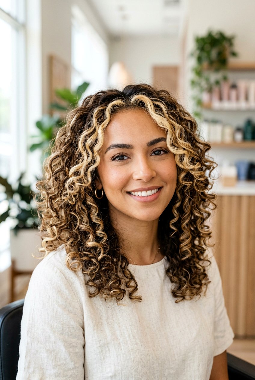 Money Piece For Curly Hair - 20 money piece hair color - 20 money piece hair color