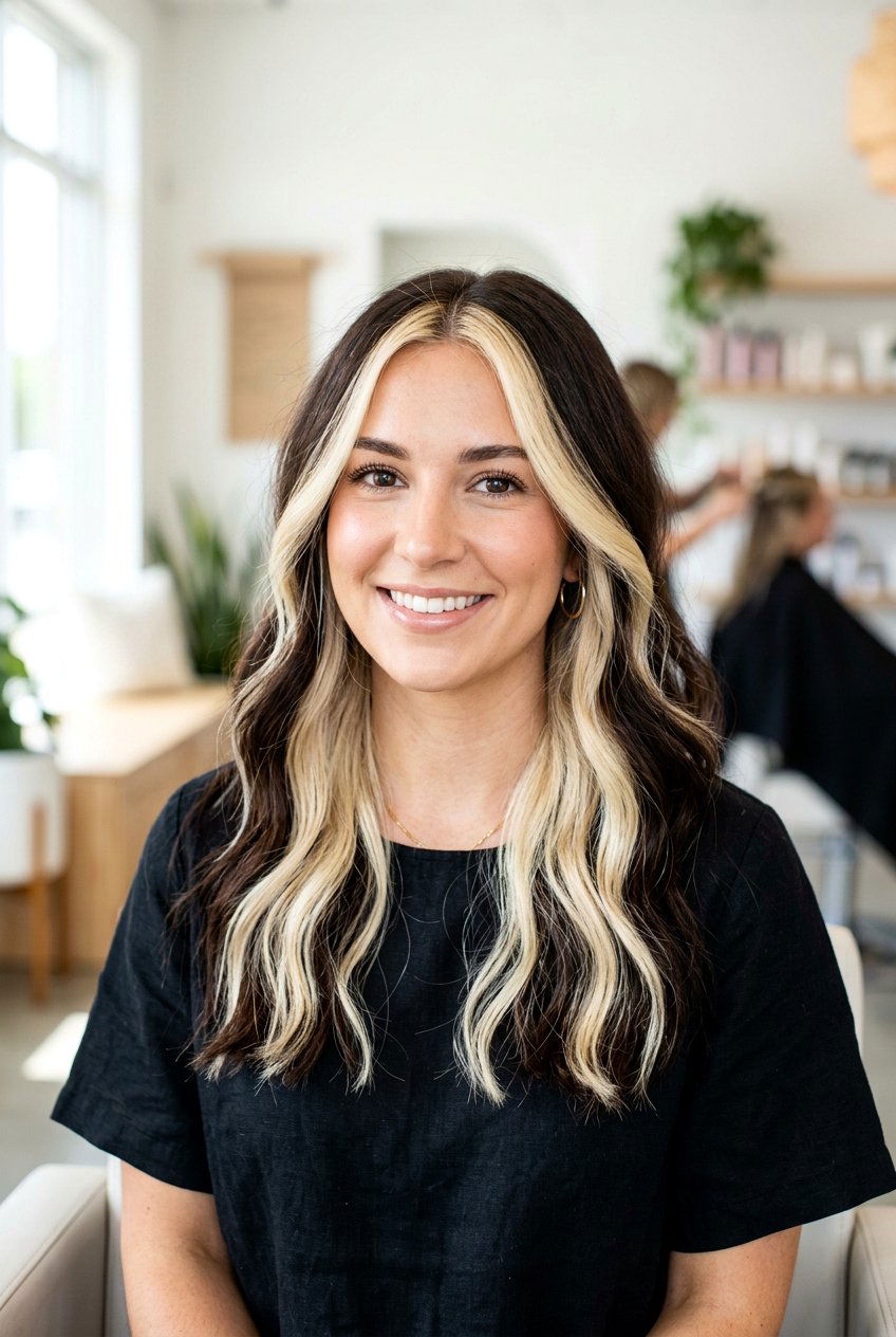 Money Piece Highlights - 20 summer hair color ideas - 20 summer hair color ideas