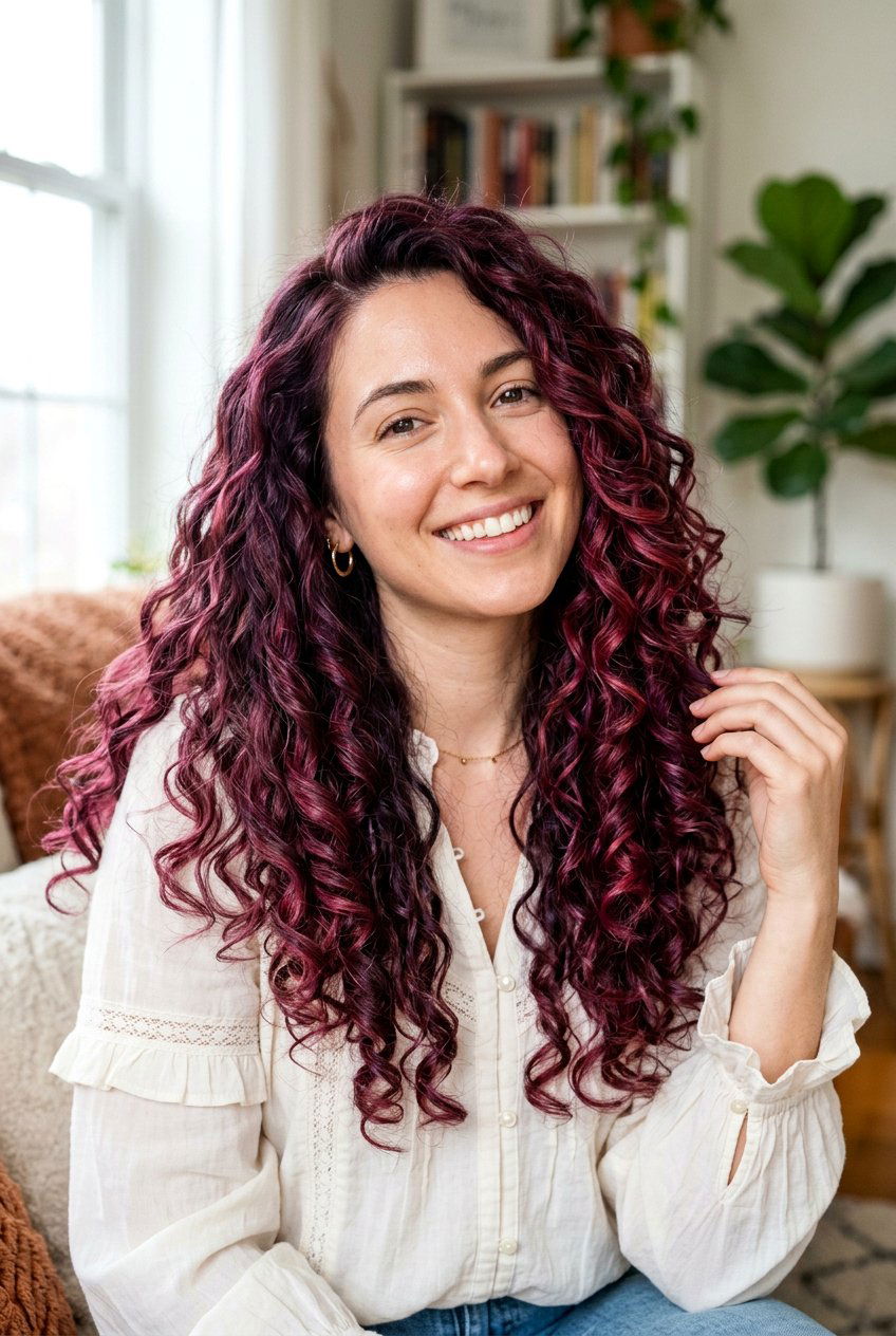 Mulberry And Plum Hair Color Blend - 20 mulberry hair color ideas - 20 mulberry hair color ideas