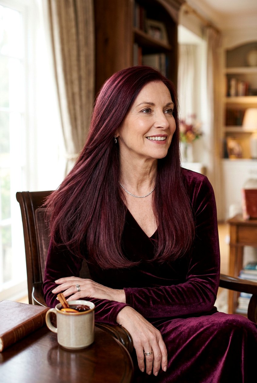 Mulled wine auburn - 20 soft auburn hair color for older women - 20 soft auburn hair color for older women