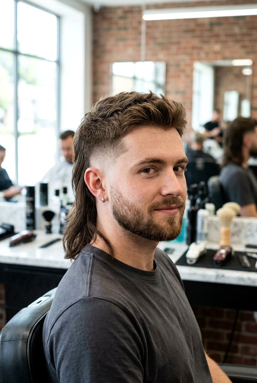 Mullet Burst Fade - 20 burst fade haircut - 20 burst fade haircut