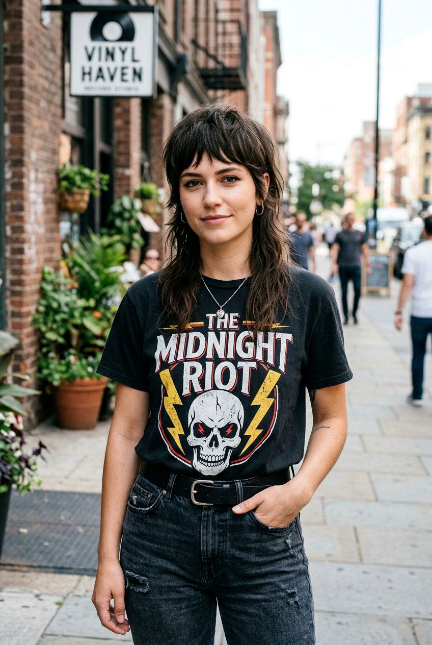 Mullet Shag Hybrid - 20 alt shag haircut for women - 20 alt shag haircut for women