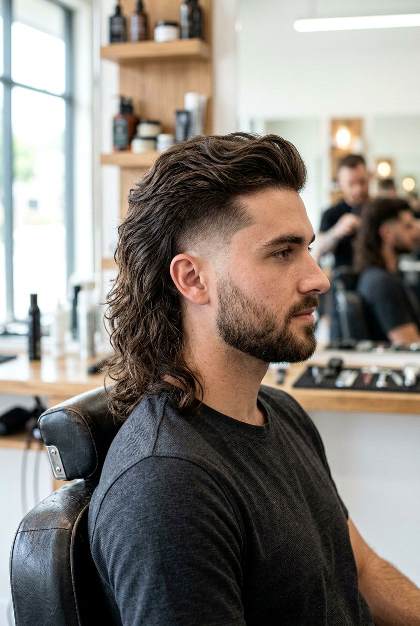Mullet Taper Fade - 20 taper fade haircut - 20 taper fade haircut