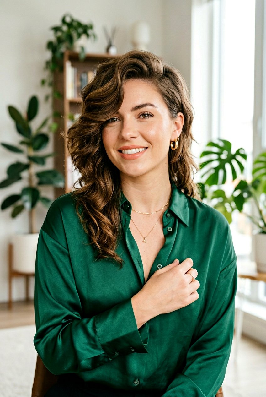 Mullet With A Deep Side Part - 20 mullet haircut for thick hair women - 20 mullet haircut for thick hair women