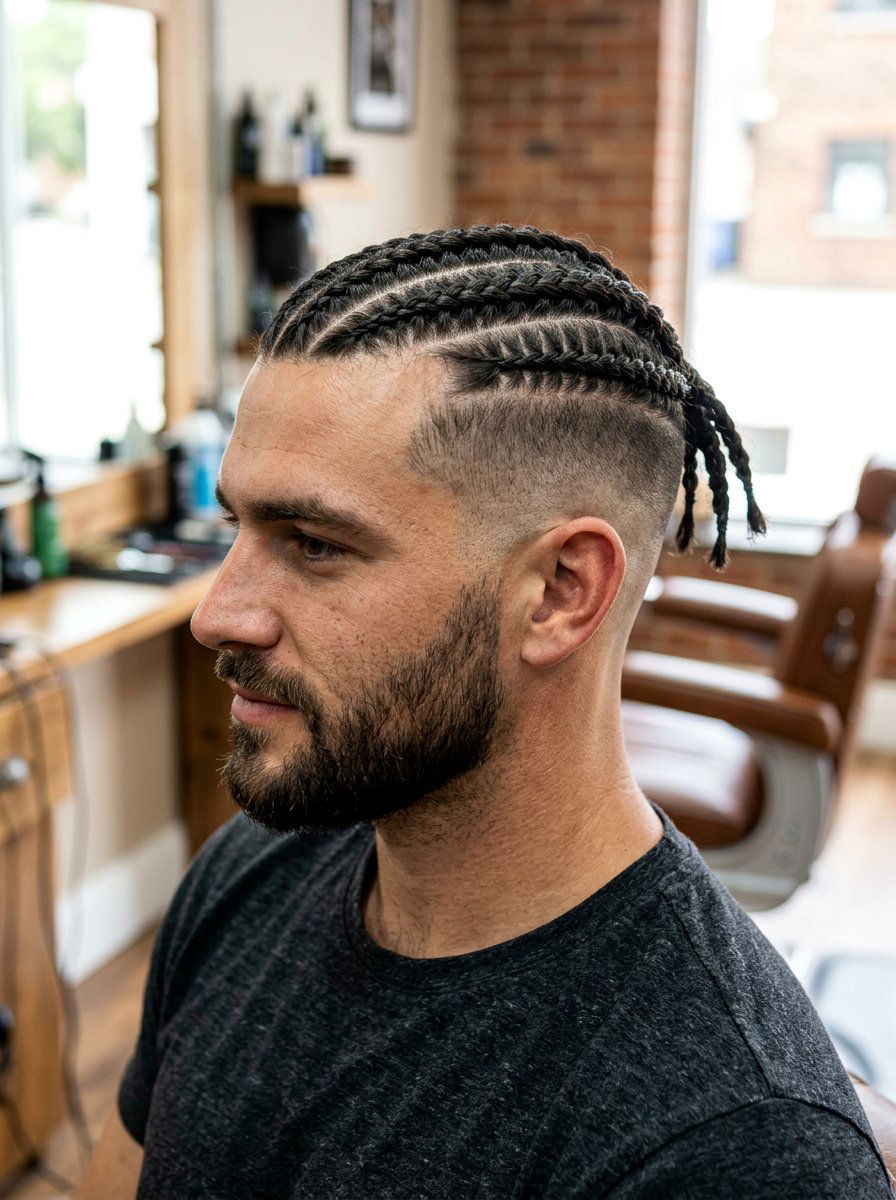 Multi Braid Ivar Undercut - 20 viking undercut braid men - 20 viking undercut braid men