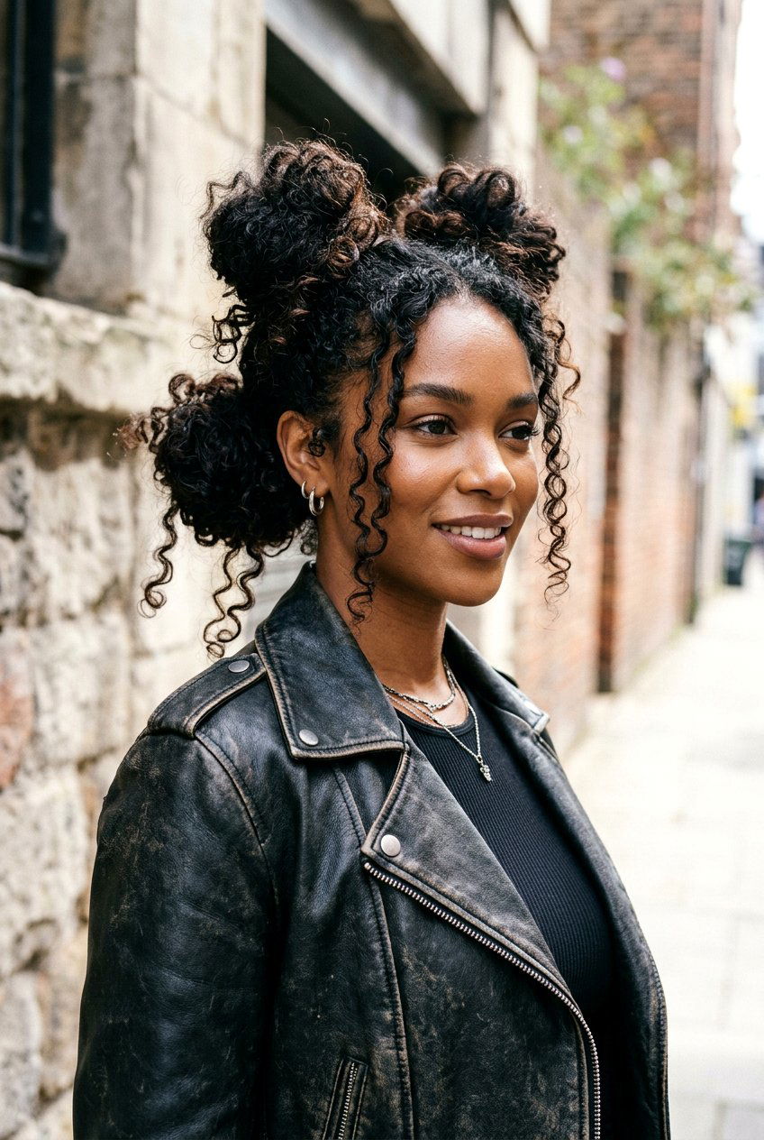 Multi Bun Texture - 20 overnight bun curls for shoulder length hair - 20 overnight bun curls for shoulder length hair