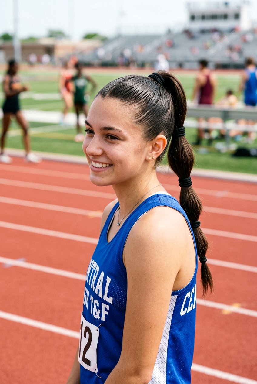 Multi Elastic Slick Ponytail - 20 school hairstyle with slick ponytail - 20 school hairstyle with slick ponytail