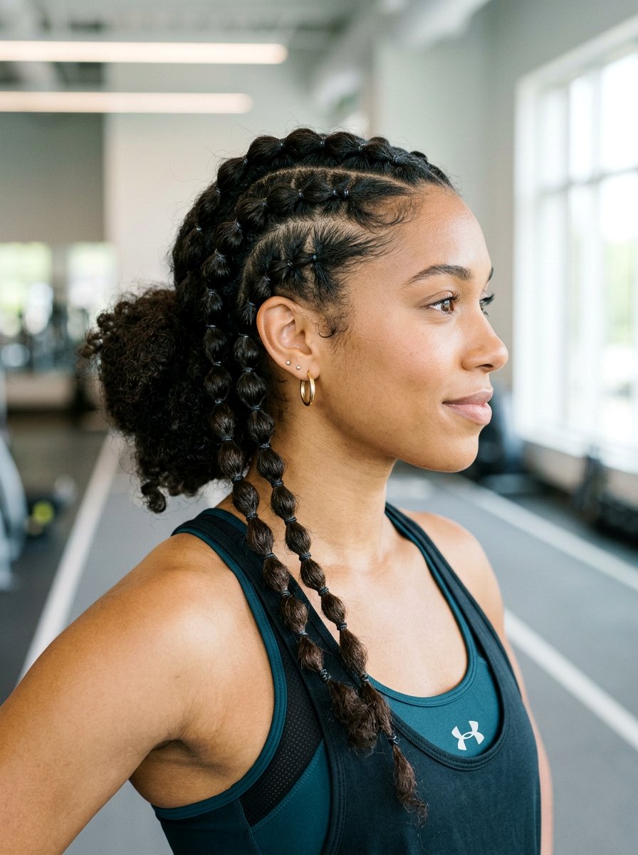 Multi Strand Bubble Braids - 20 y2k bubble braid hairstyle - 20 y2k bubble braid hairstyle