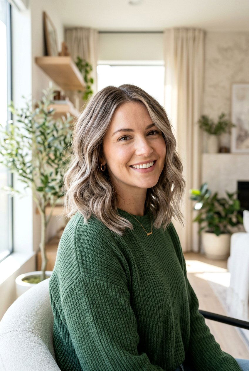 Mushroom Blonde Balayage Long Bob - 20 natural looking balayage for blondes - 20 natural looking balayage for blondes