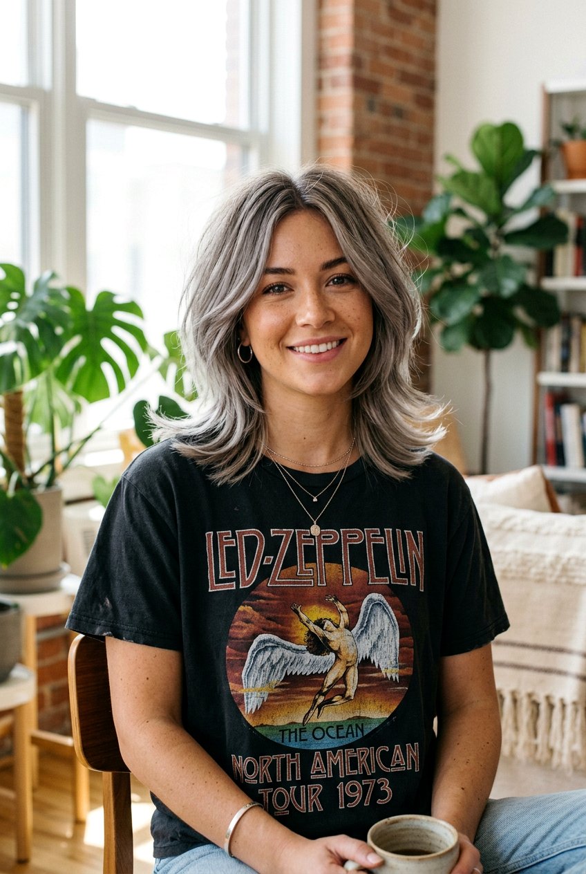 Mushroom Blonde Balayage Shaggy Bob - 20 blonde bob balayage ideas - 20 blonde bob balayage ideas