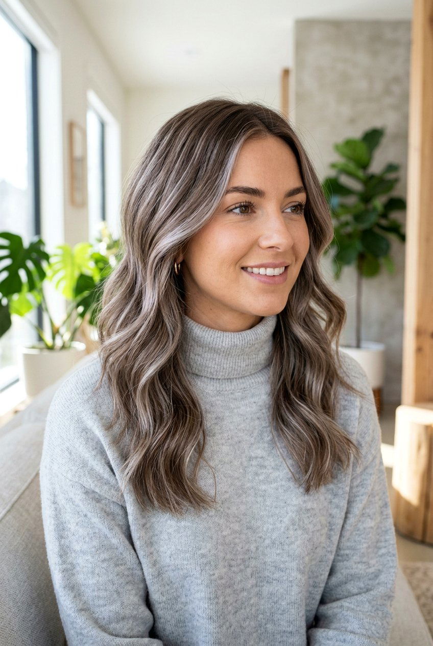 Mushroom Blonde Highlights - 20 gray blending highlights for brunettes - 20 gray blending highlights for brunettes