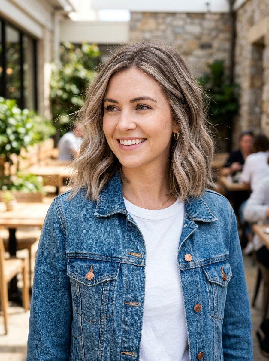 Mushroom Blonde Lob - 20 trending hair color ideas for blondes - 20 trending hair color ideas for blondes