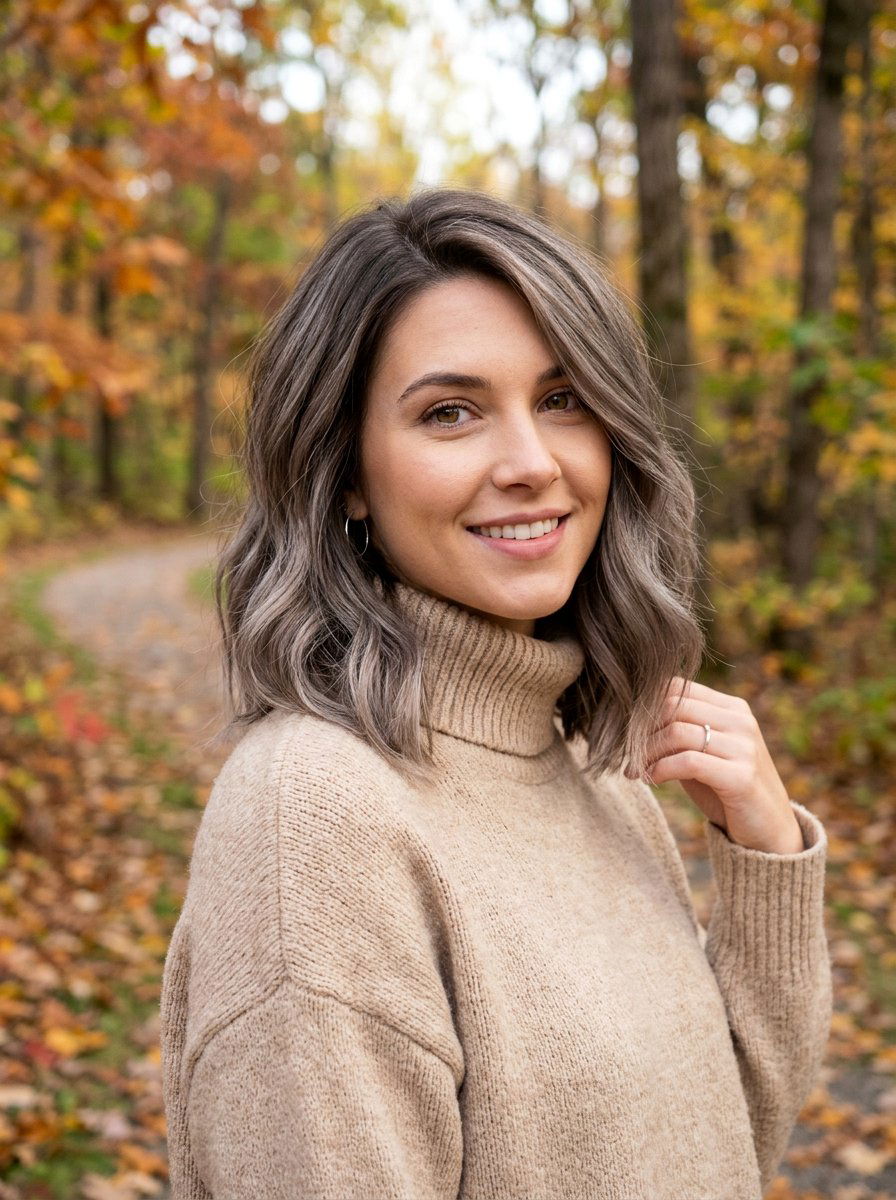 Mushroom Blonde Lob - 20 trendy blonde hair color 2026 - 20 trendy blonde hair color 2026