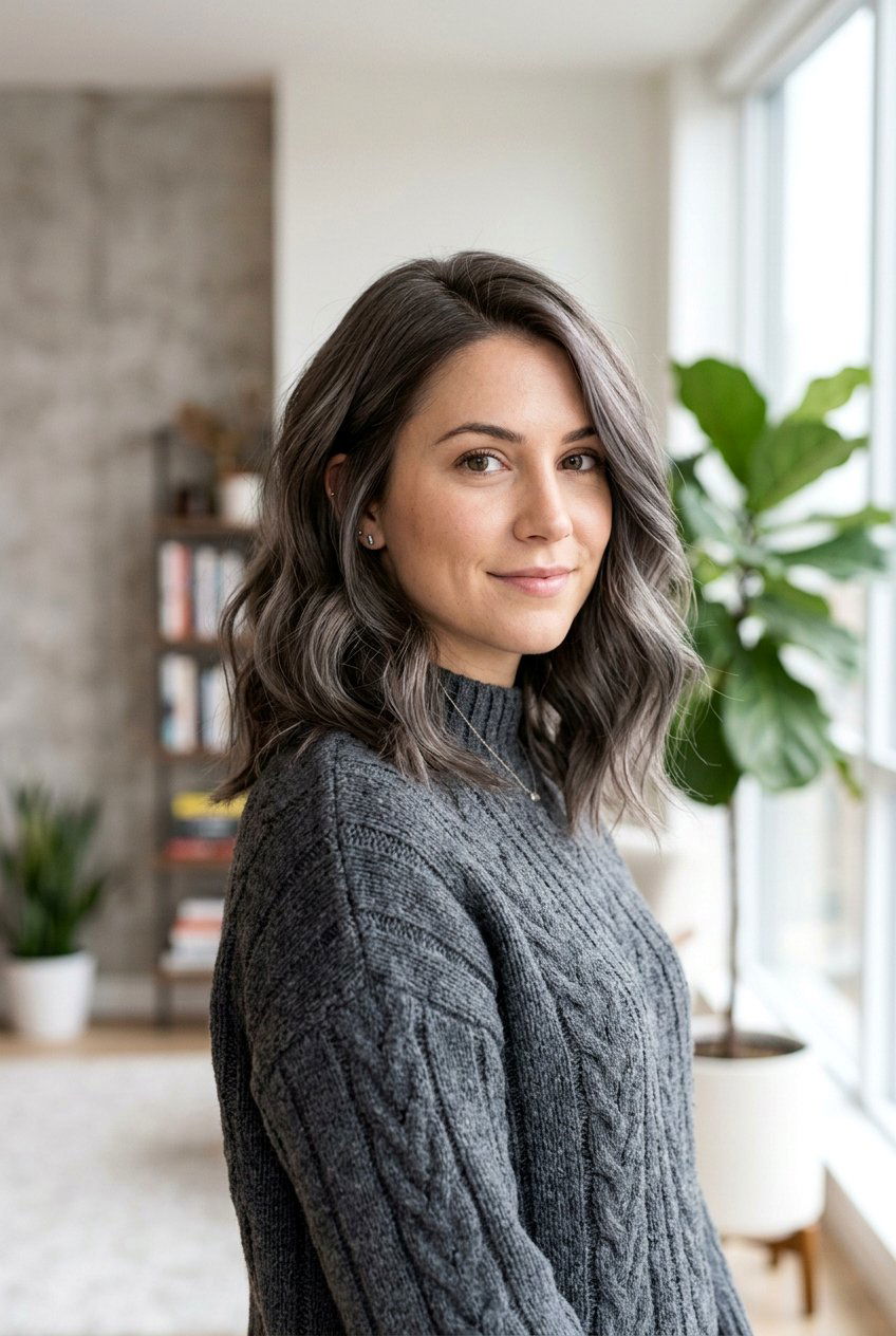 Mushroom Brown - 20 classy brunette hair color ideas - 20 classy brunette hair color ideas