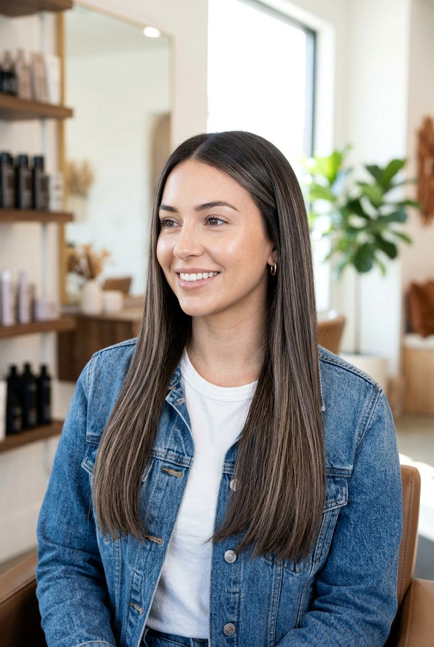 Mushroom Brown Babylights Dark Brunette - 20 babylights for dark brunette hair - 20 babylights for dark brunette hair