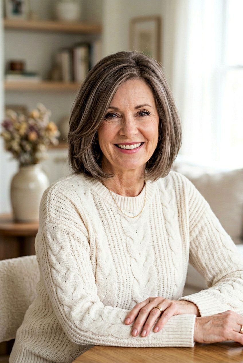 Mushroom Brown Babylights - 20 mushroom brunette highlights for older women - 20 mushroom brunette highlights for older women