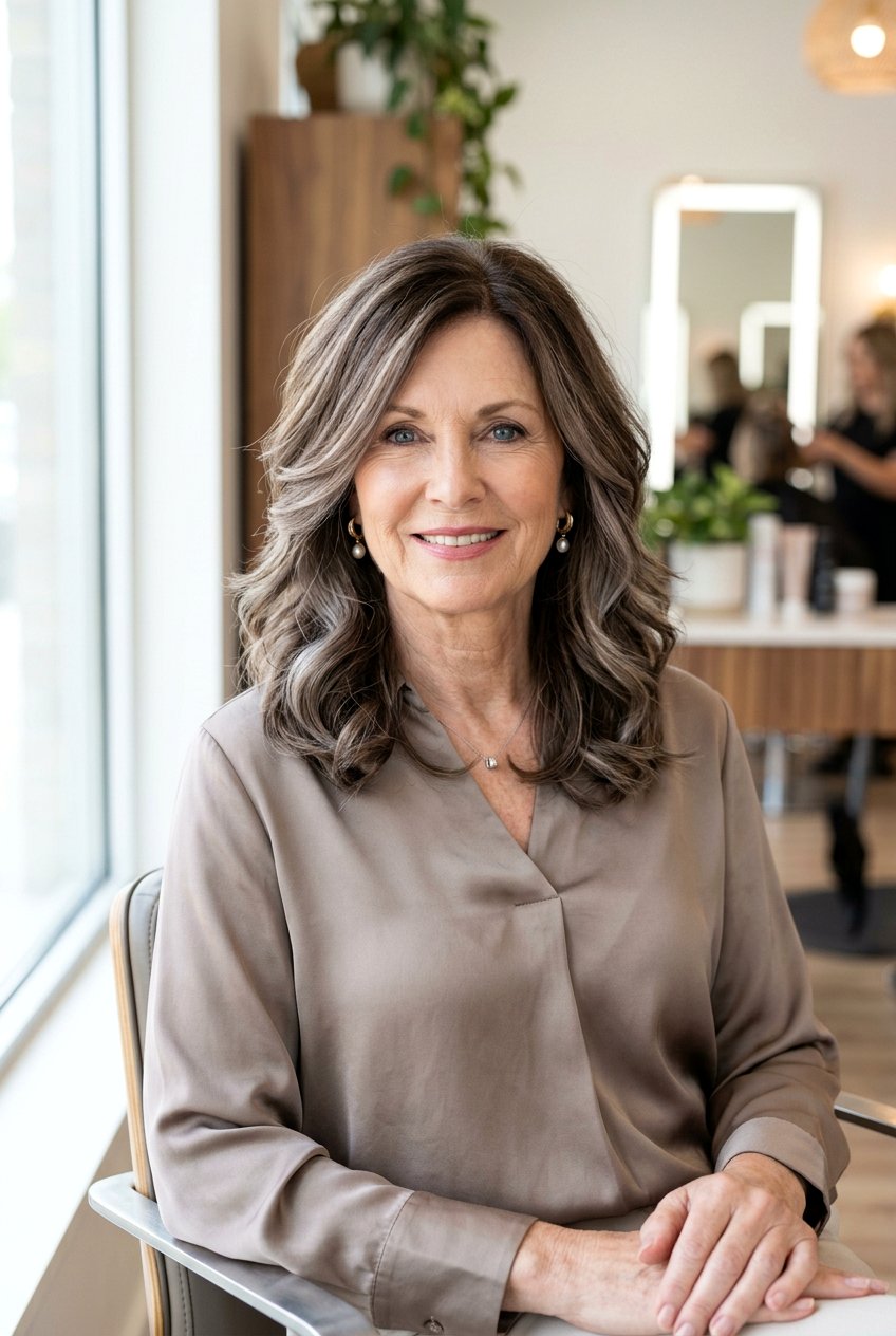 Mushroom Brown Balayage - 20 mushroom brunette highlights for older women - 20 mushroom brunette highlights for older women