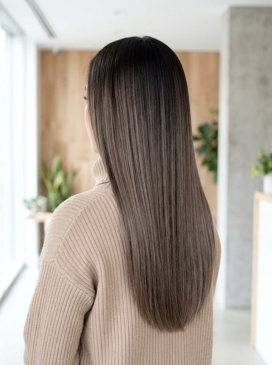 Mushroom Brown Balayage On Straight Hair - 20 classy brunette balayage ideas - 20 classy brunette balayage ideas