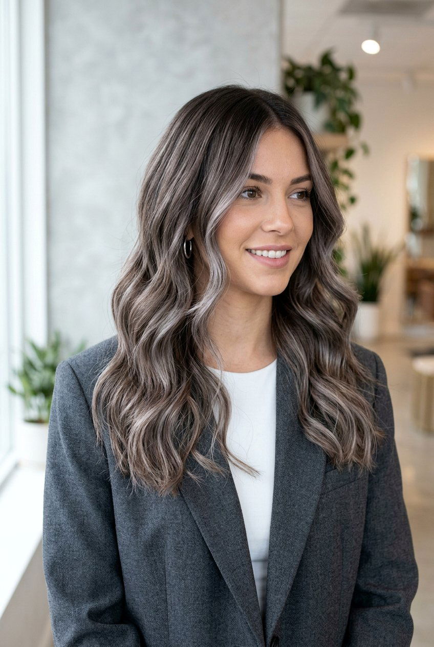 20 Best Low Maintenance Balayage Ideas for Gray Coverage