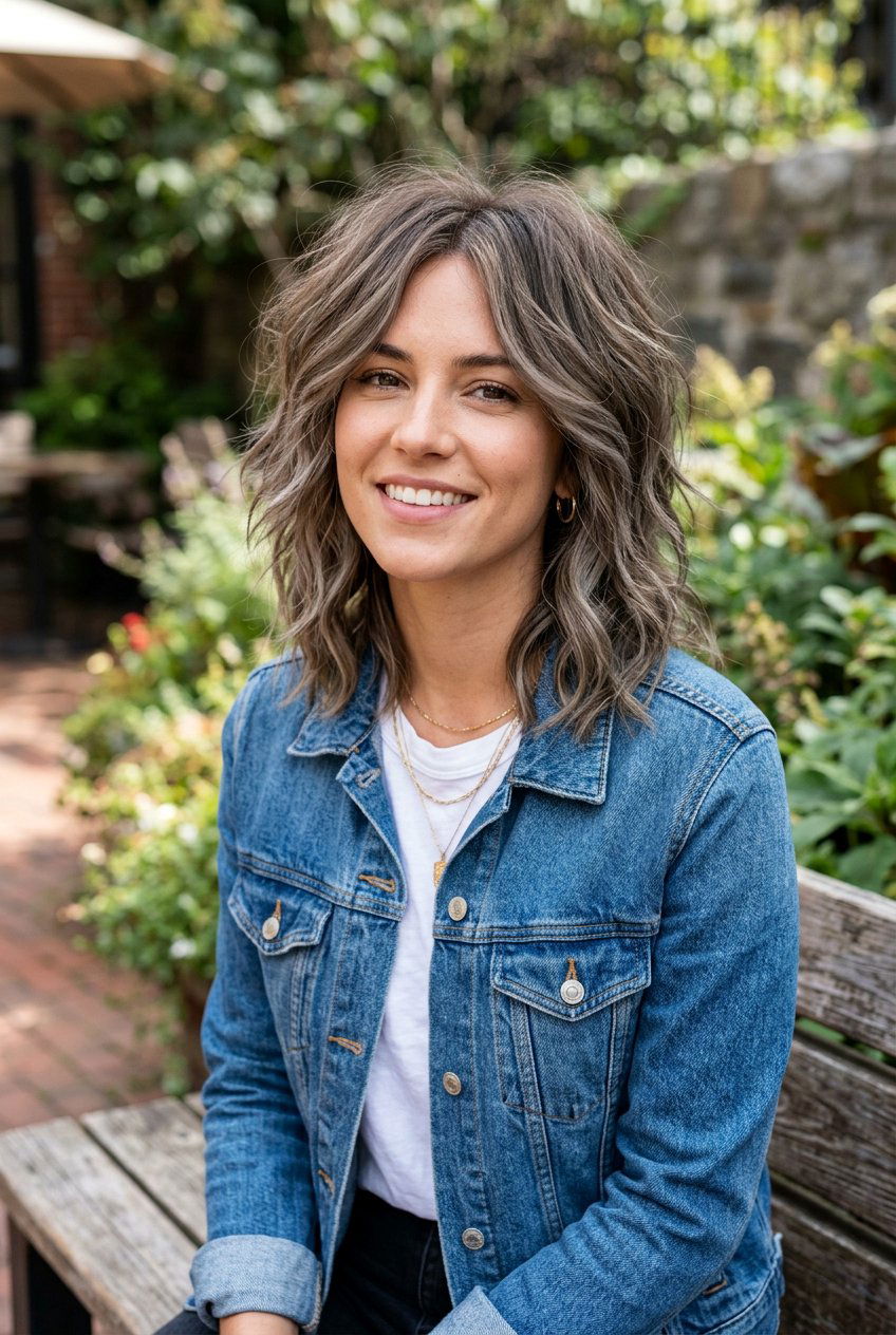 Mushroom Brown Brunette Balayage - 20 modern brunette balayage ideas - 20 modern brunette balayage ideas