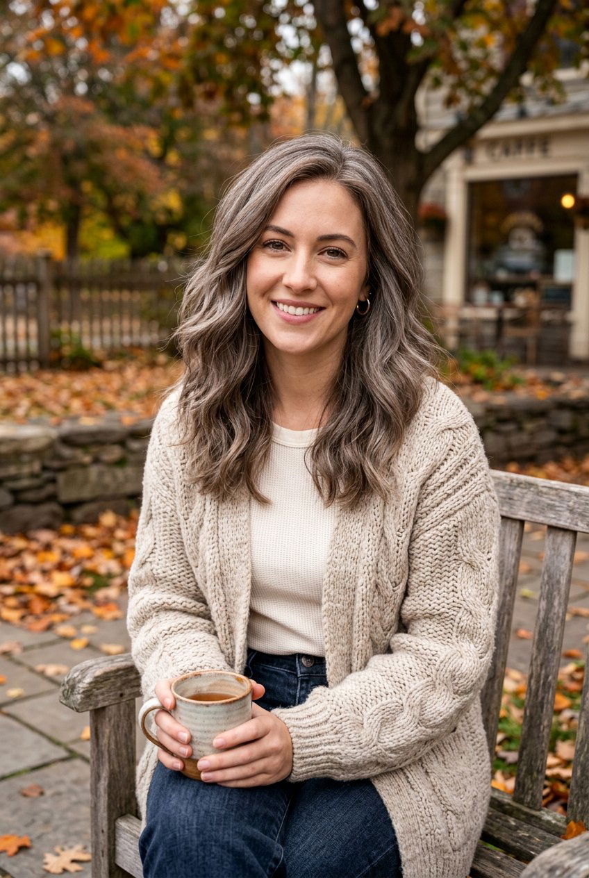 Mushroom Brown Gray Blend - 20 natural looking gray blend hair color - 20 natural looking gray blend hair color