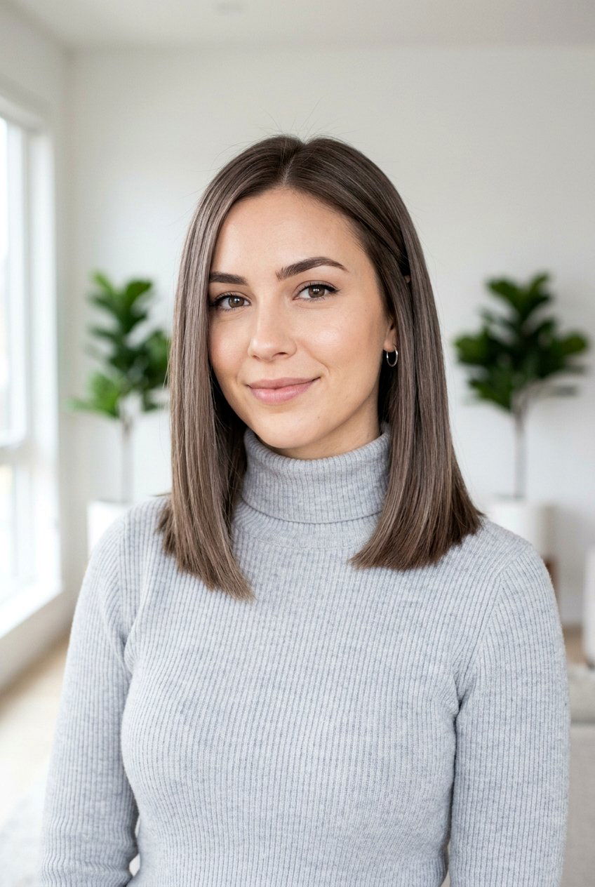 Mushroom Brown Hair Color - 20 low maintenance hair color for brunettes - 20 low maintenance hair color for brunettes