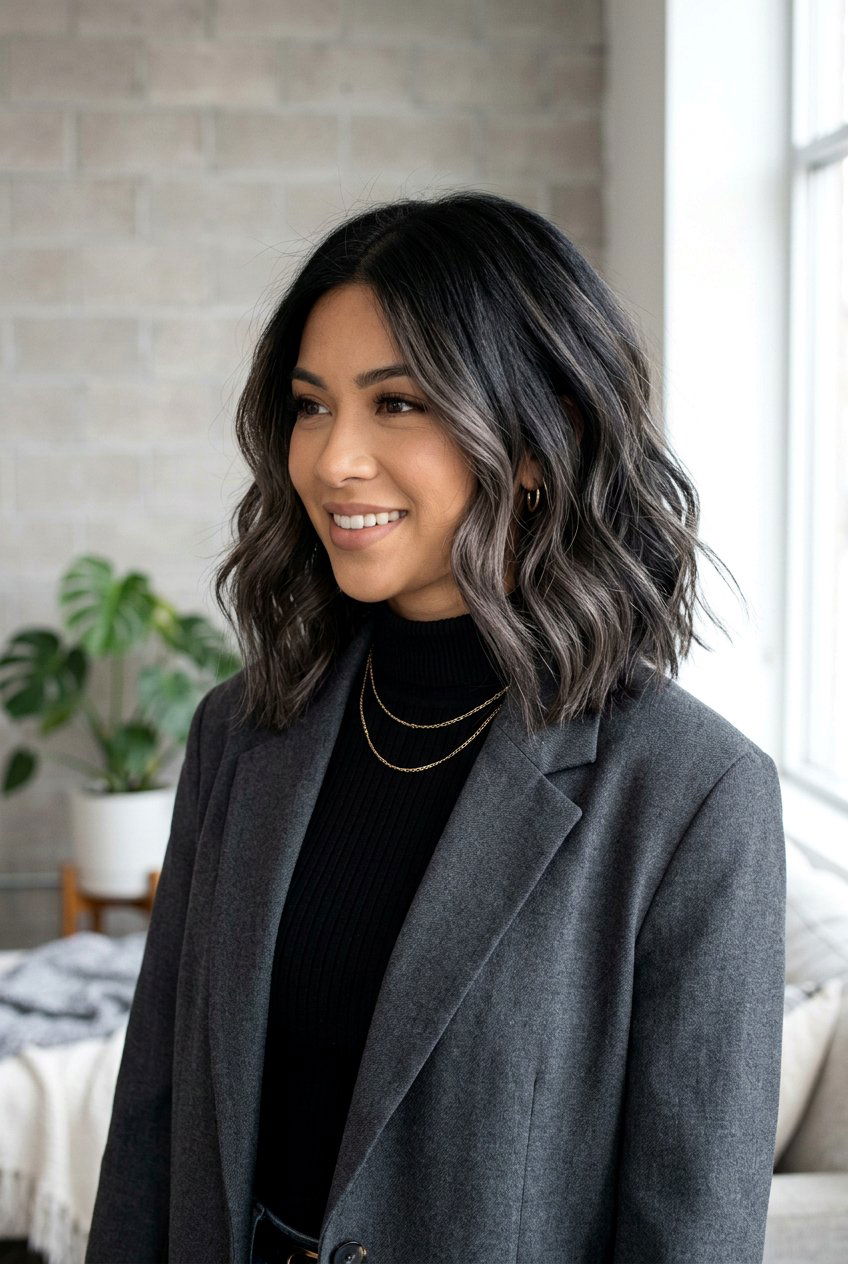 Mushroom Brown Highlights on Black Hair - 20 ash brown highlights on black hair - 20 ash brown highlights on black hair