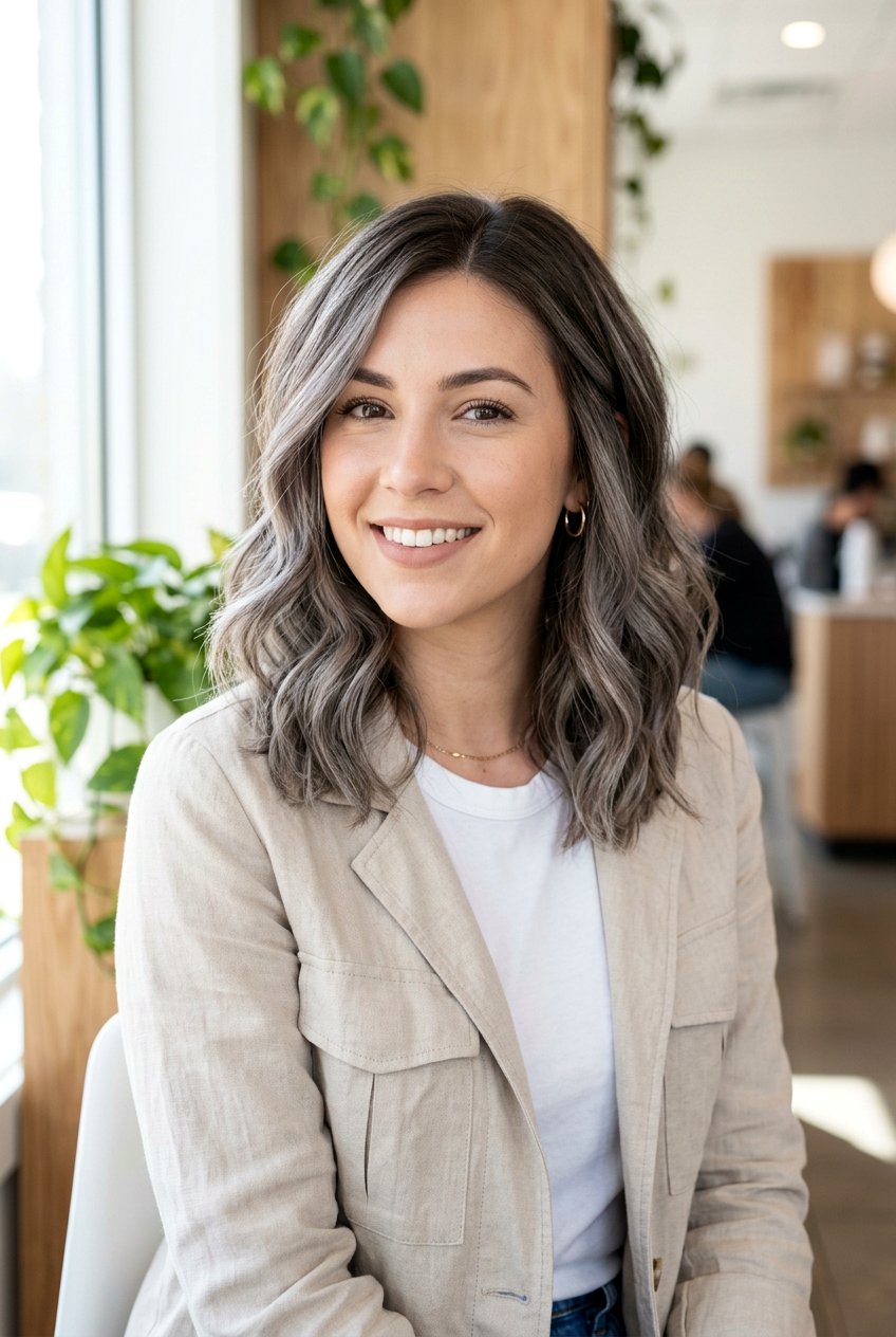 Mushroom Brown Shadow Root With Gray Blending - 20 shadow root for gray blending - 20 shadow root for gray blending