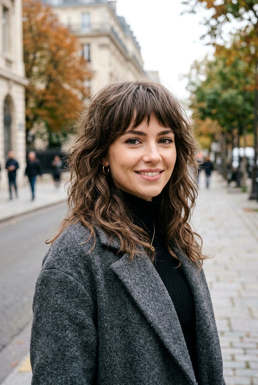 Mushroom Brown Shag Haircut - 20 hair color ideas for shag haircuts - 20 hair color ideas for shag haircuts