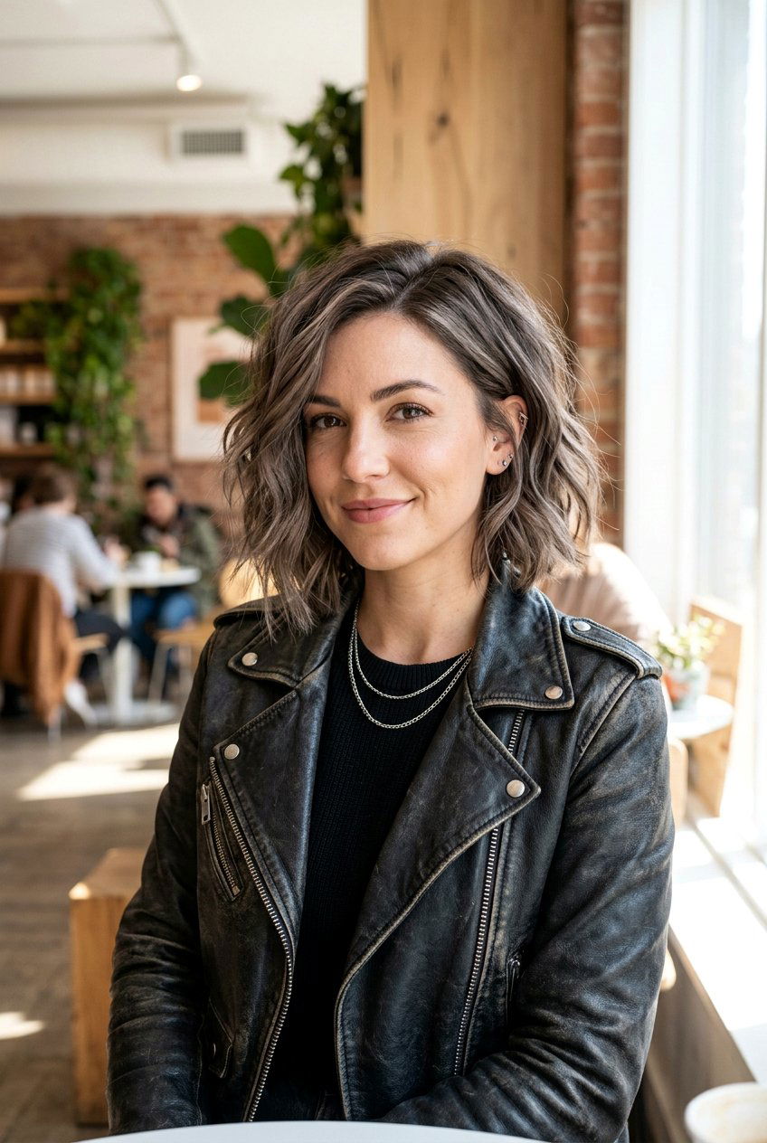 Mushroom Brown With Ash Highlights - 20 natural looking highlights for brown hair - 20 natural looking highlights for brown hair