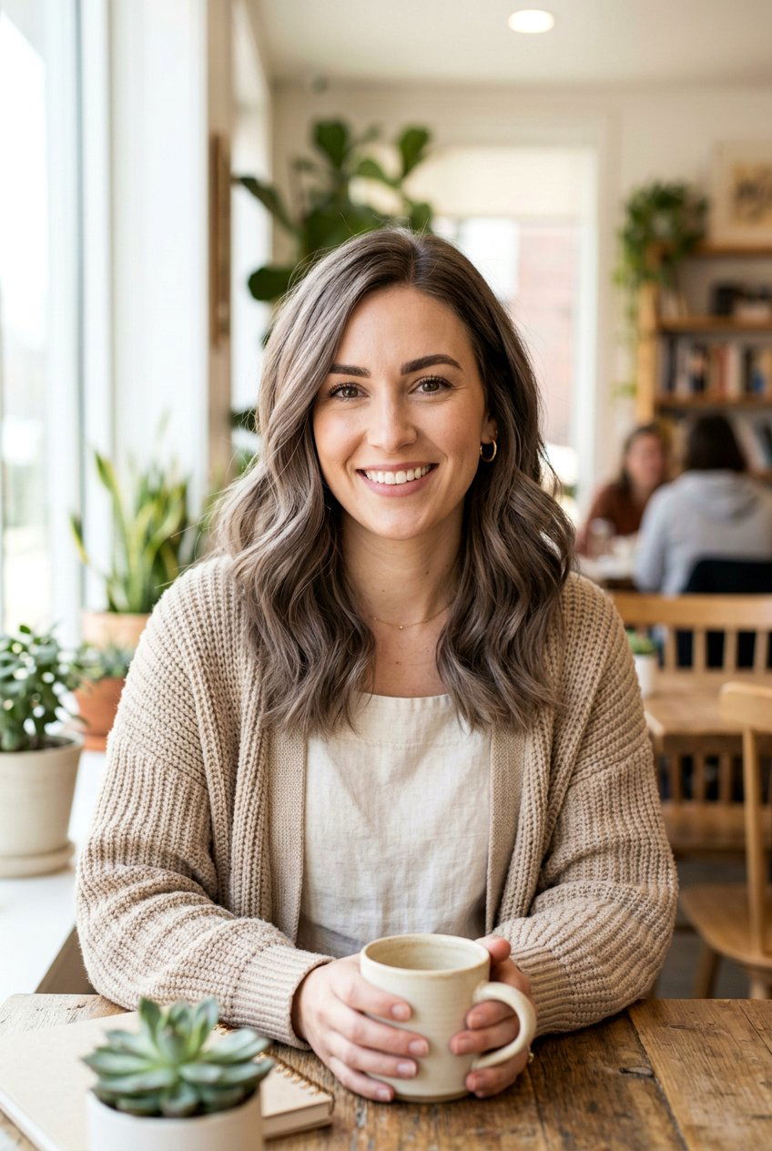 Mushroom Brown With Ash Toner - 20 ash toner for highlighted brunette hair - 20 ash toner for highlighted brunette hair