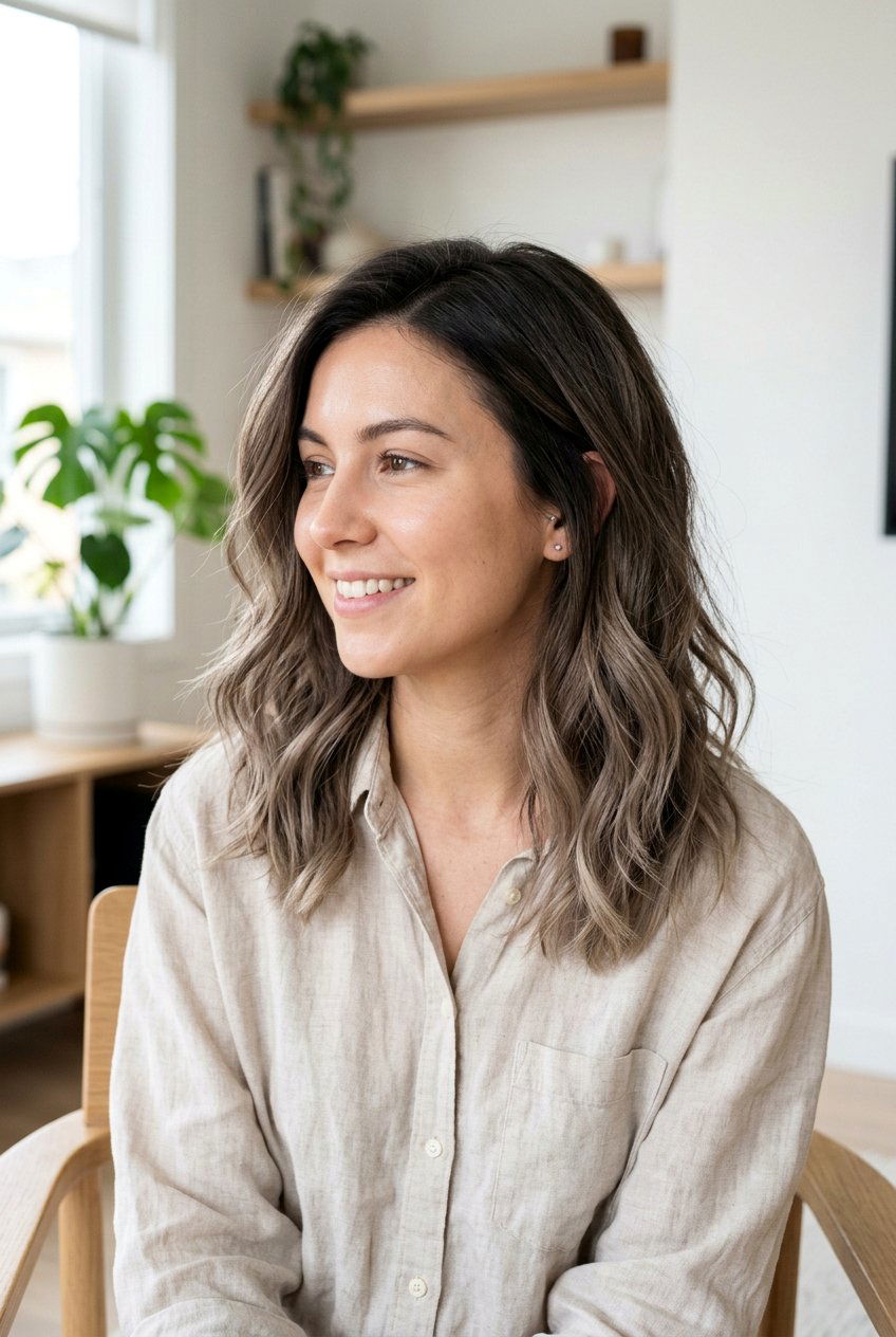 Mushroom Brown With Shadow Root For Cool Skin - 20 mushroom brown for cool skin tones - 20 mushroom brown for cool skin tones