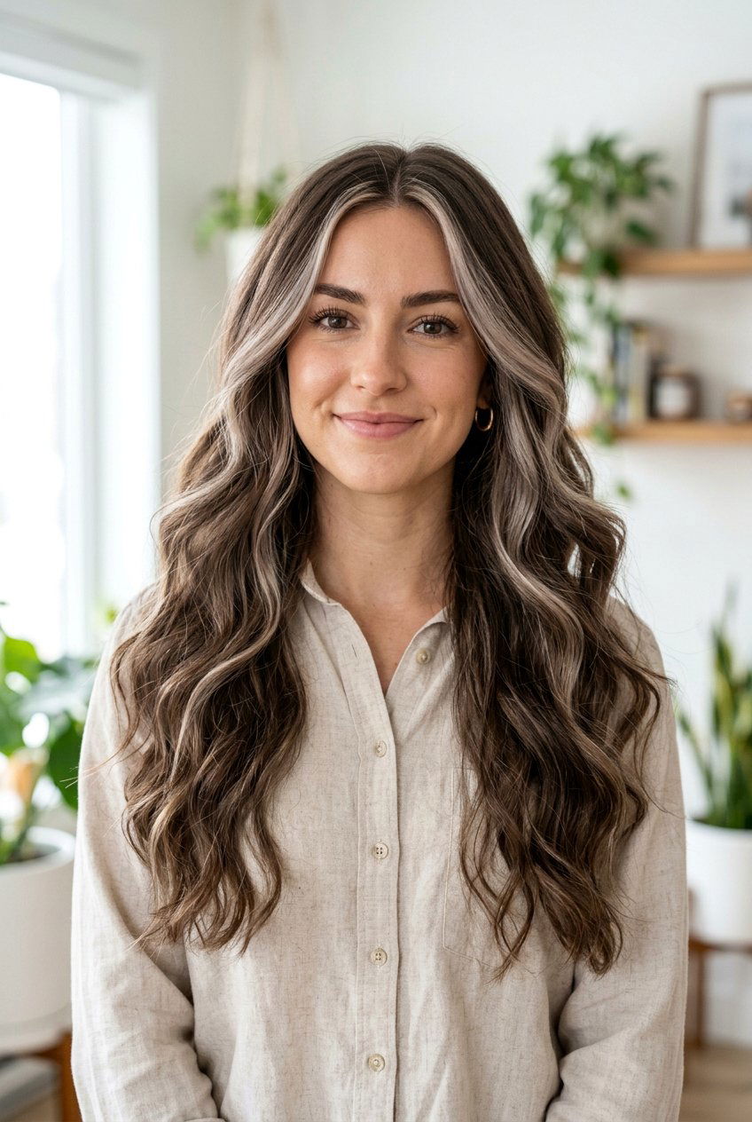 Mushroom Brown with Face Framing Highlights - 20 mushroom brown hair color - 20 mushroom brown hair color