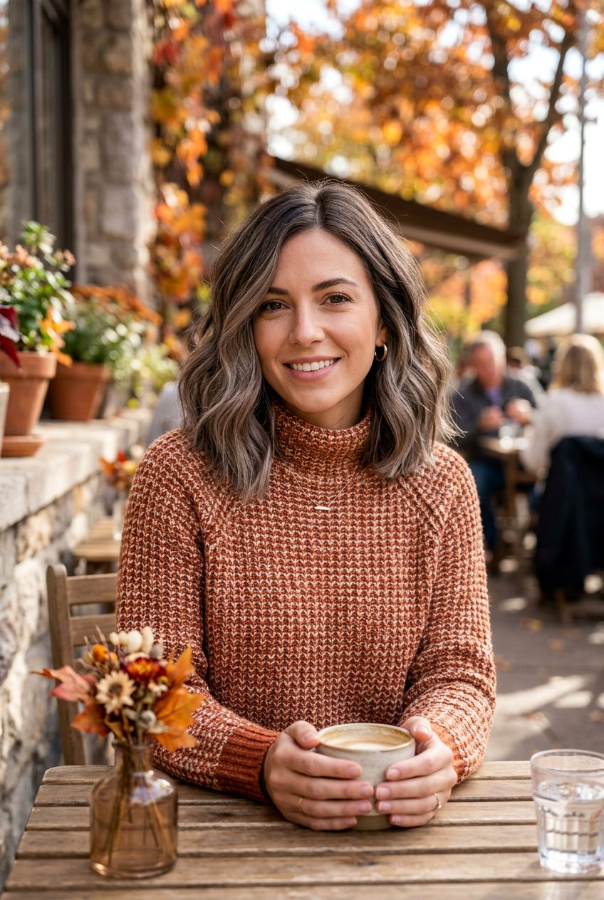 20 Gorgeous Autumn Brunette Balayage Ideas for Your Hair