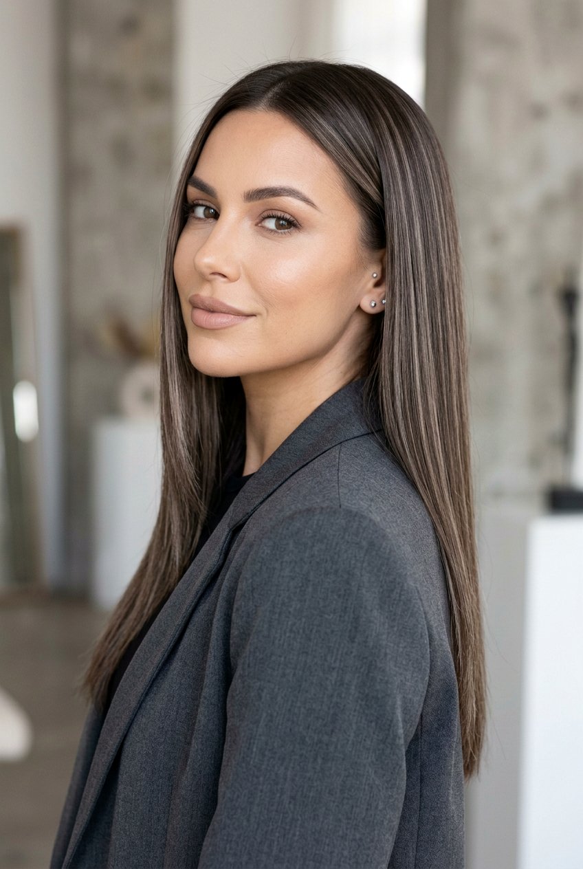 Mushroom Brunette Ribbon Highlights - 20 brunette ribbon highlights - 20 brunette ribbon highlights