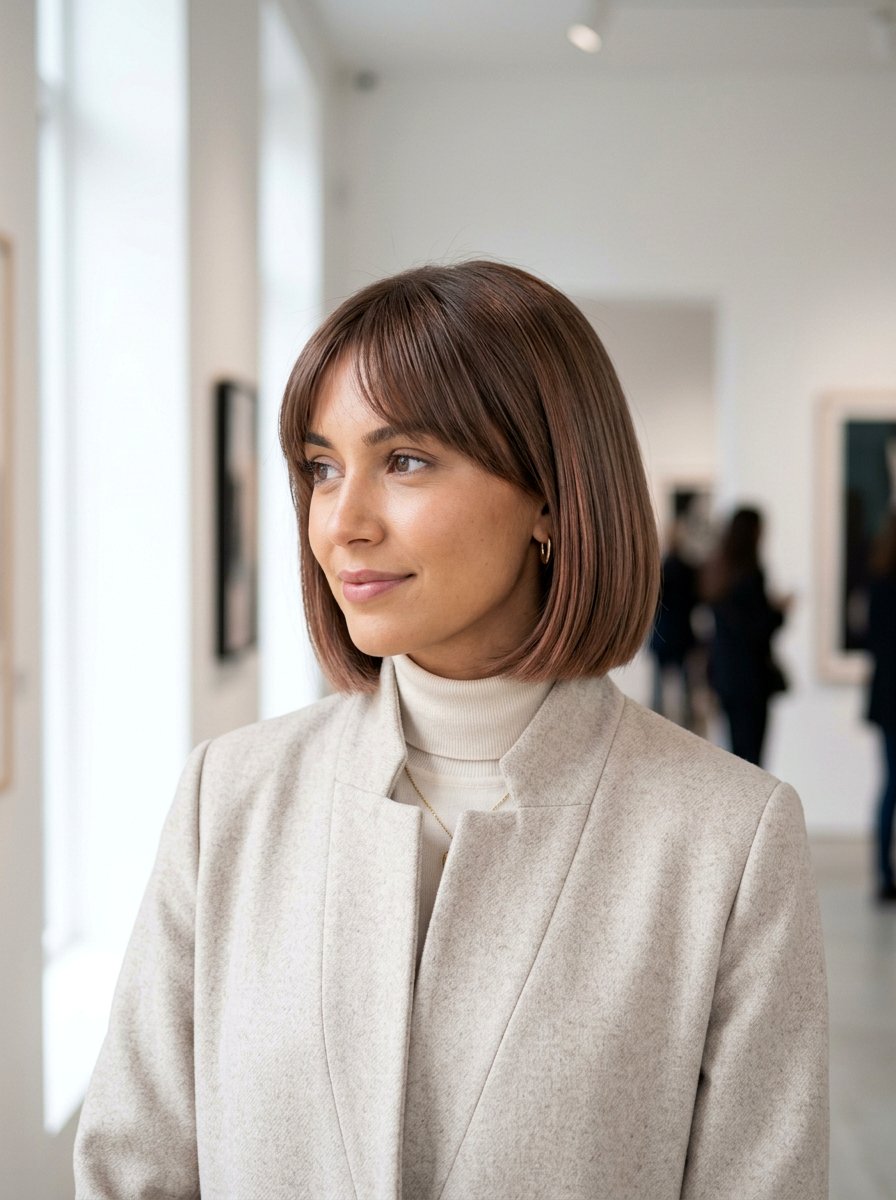 Mushroom Copper Bob - 20 trending copper hair ideas for women - 20 trending copper hair ideas for women