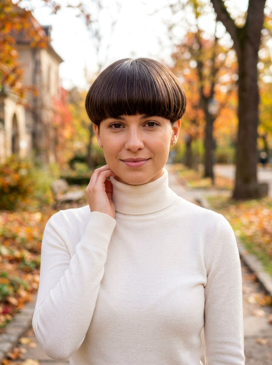 Mushroom Haircut - 20 fall haircut trends for women - 20 fall haircut trends for women
