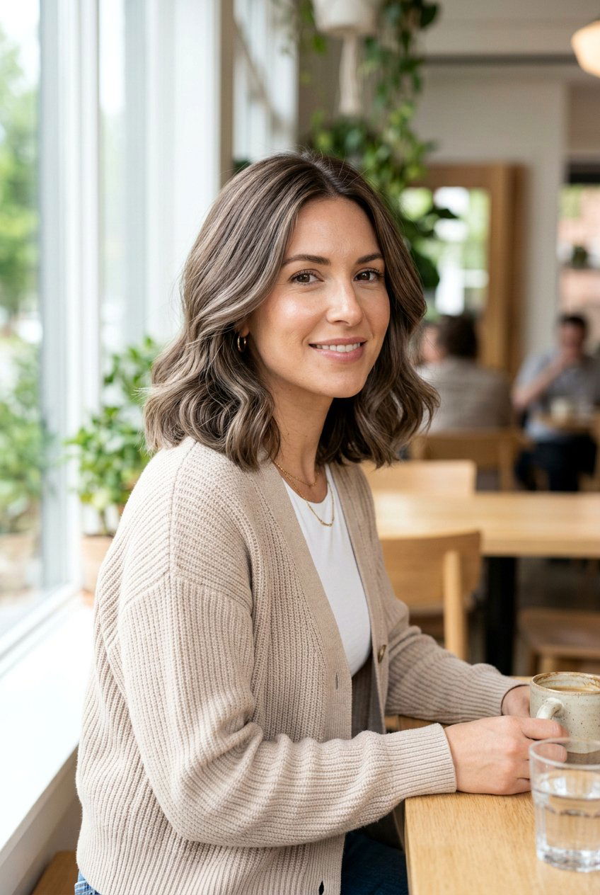 Mushroom Highlights On Fine Brunette Hair - 20 mushroom highlights on brunette hair - 20 mushroom highlights on brunette hair