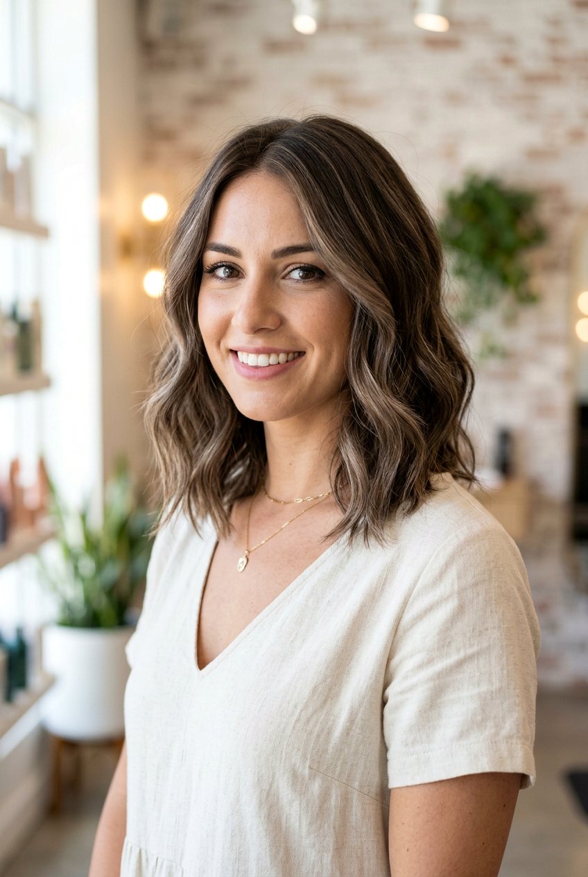 Mushroom Highlights On Medium Brunette Hair - 20 mushroom highlights on brunette hair - 20 mushroom highlights on brunette hair