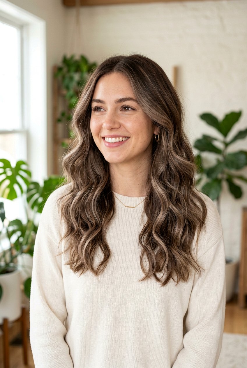 Mushroom Highlights On Warm Brunette Hair - 20 mushroom highlights on brunette hair - 20 mushroom highlights on brunette hair