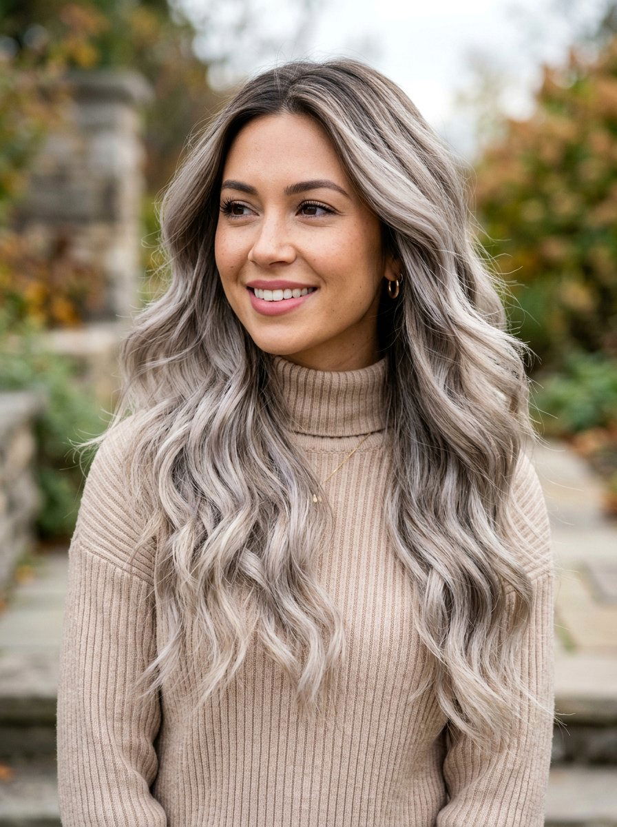 Mushroom Silver Blonde - 20 winter silver blonde hair color - 20 winter silver blonde hair color