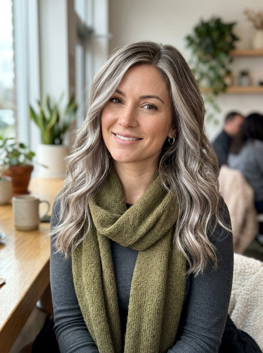 Mushroom Silver Blonde - 20 silver blonde hair color for winter - 20 silver blonde hair color for winter