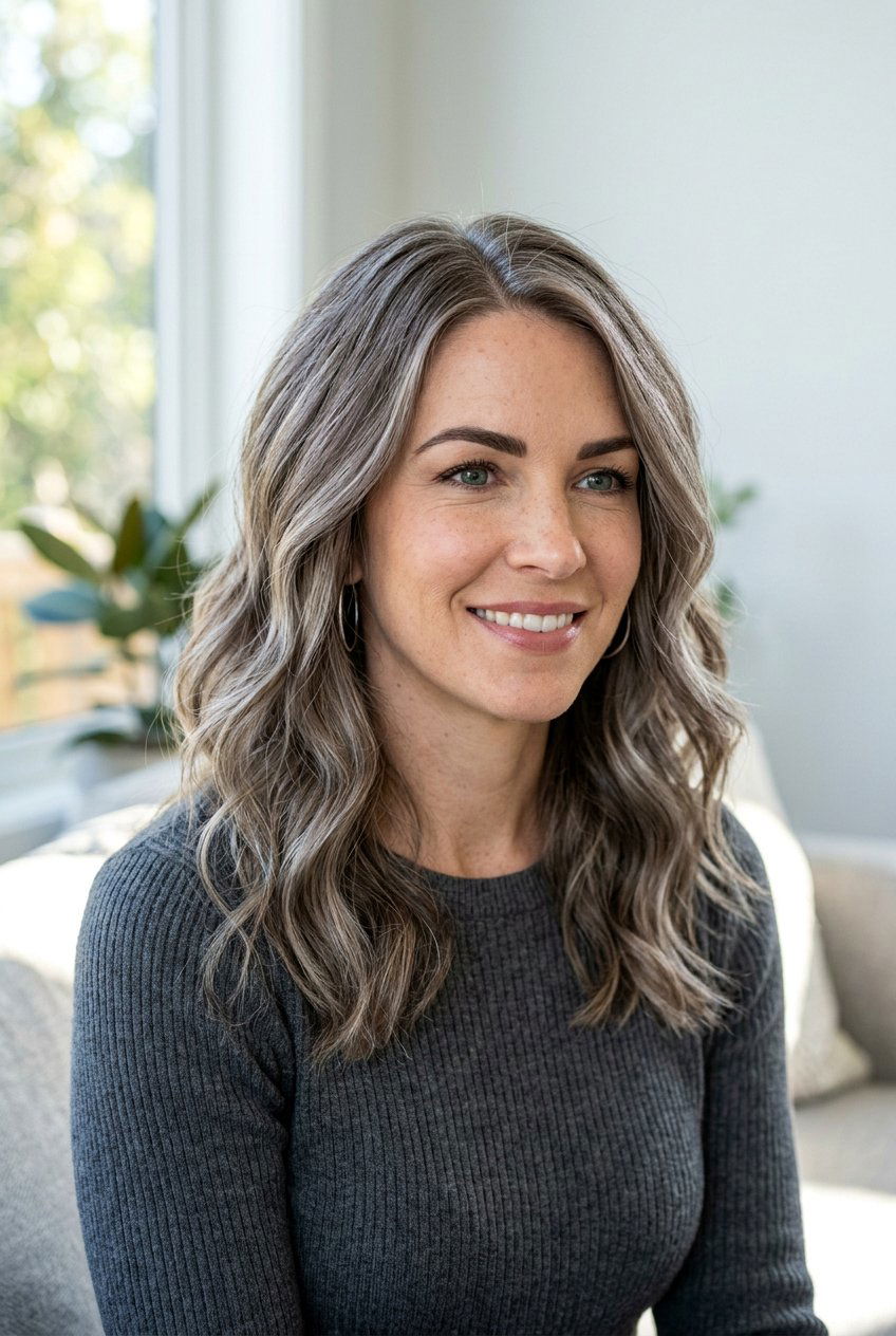 Mushroom blonde hair with gray - 20 blonde gray blending highlights - 20 blonde gray blending highlights