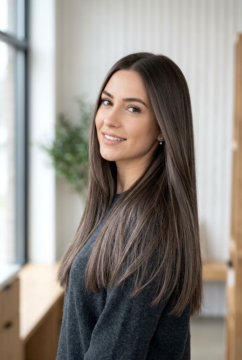 Mushroom brown - 20 brunette hair color ideas for fall - 20 brunette hair color ideas for fall