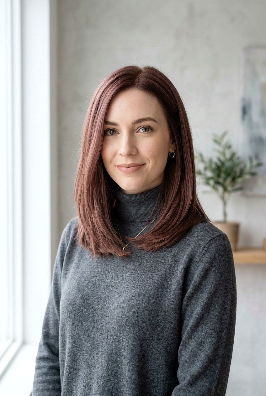 Muted Auburn Brunette Hair - 20 low maintenance red brunette hair color - 20 low maintenance red brunette hair color