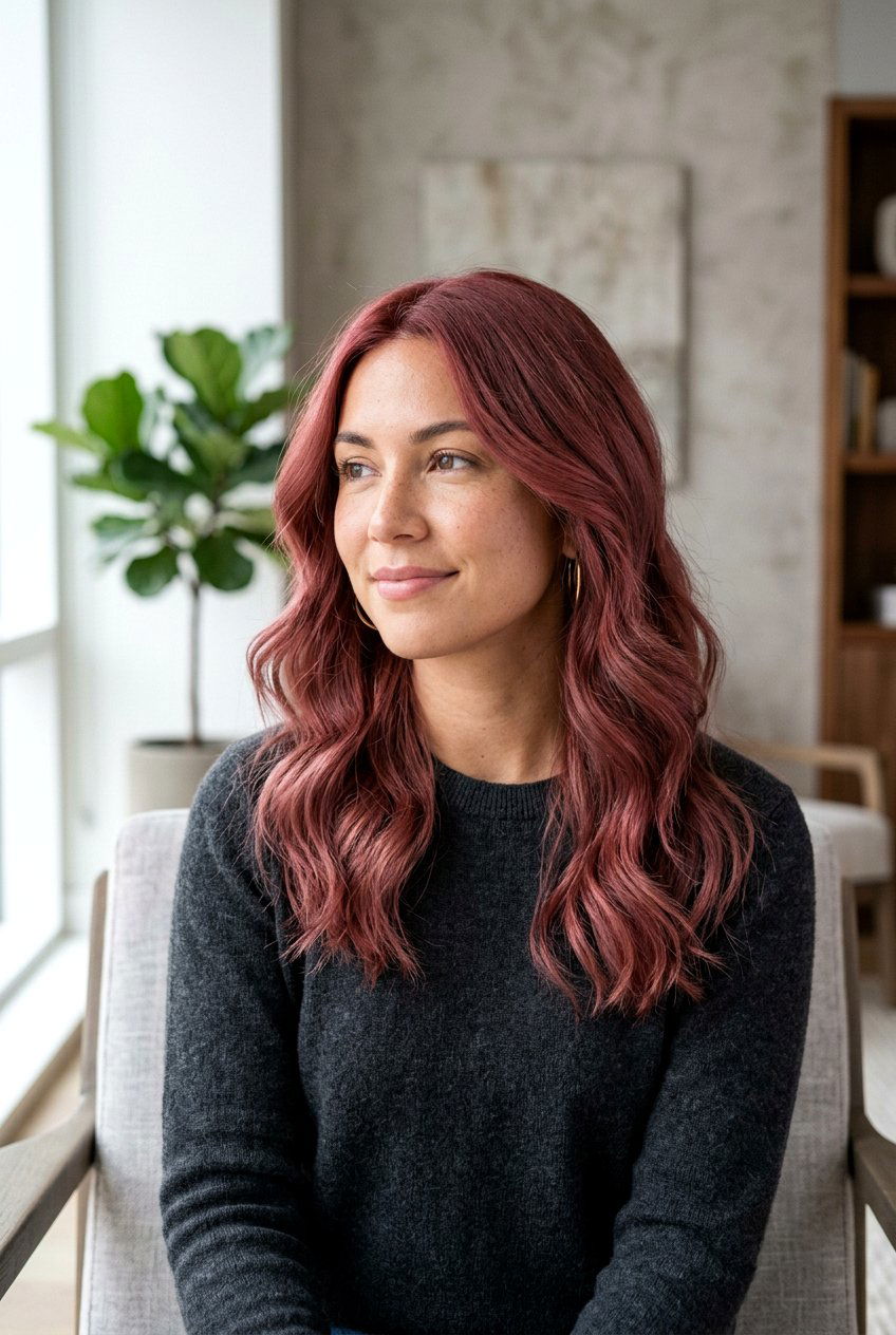 Muted Ruby Red Hair Color - 20 ruby red hair color - 20 ruby red hair color