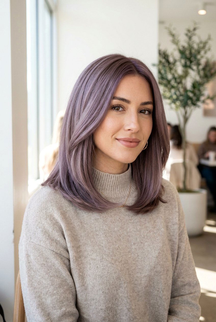 Muted lilac hair - 20 lilac hair color ideas - 20 lilac hair color ideas