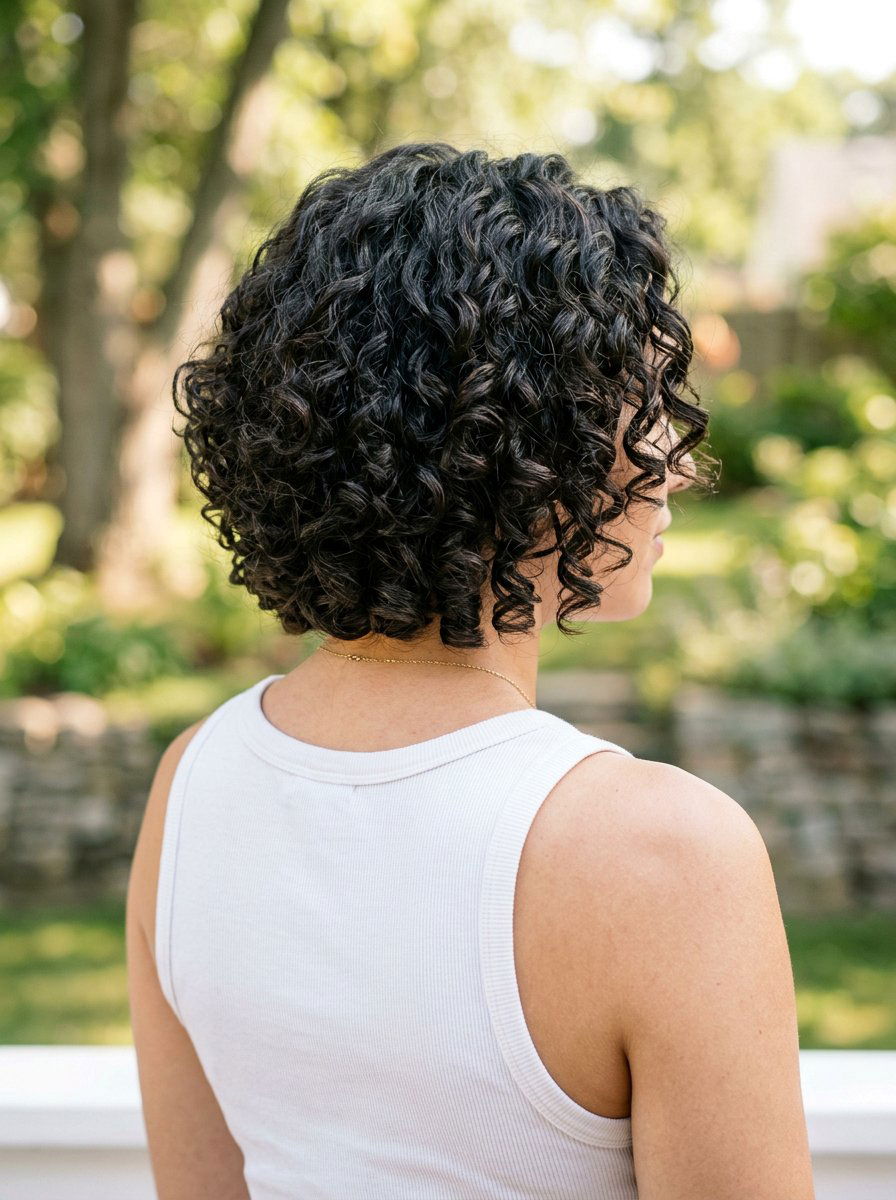 Nape Length Curly Haircut For Damage - 20 haircut for heat damaged curls - 20 haircut for heat damaged curls